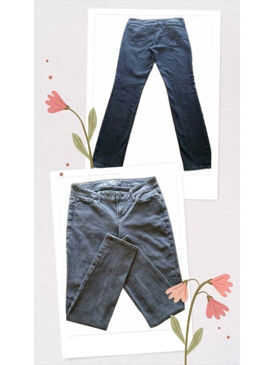 Lucky Brand Denim - Lucky Brand Lolita Black Mid Rise Skinny Jeans Size 6/28 A